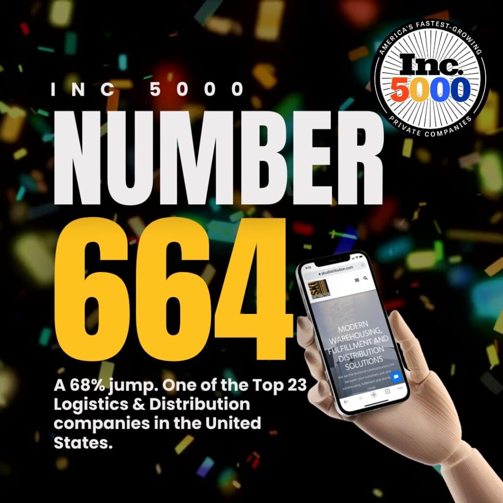 SKU Distribution ranked number 664 on the 2024 Inc. 5000 list of fastest-growing private companies in America